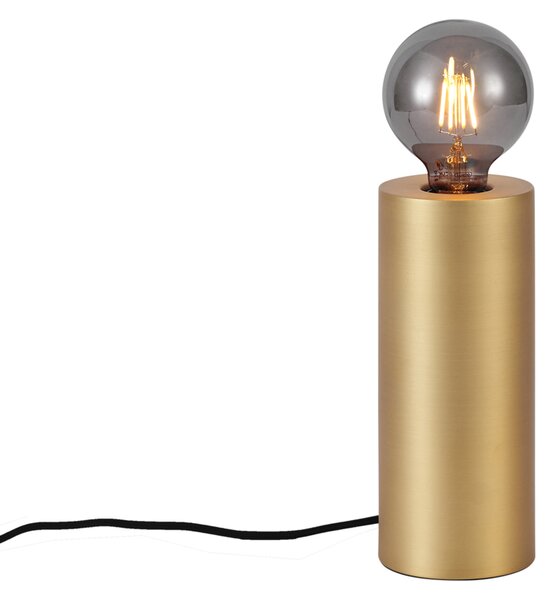Moderní stolní lampa mosaz 24 cm - Cylinder