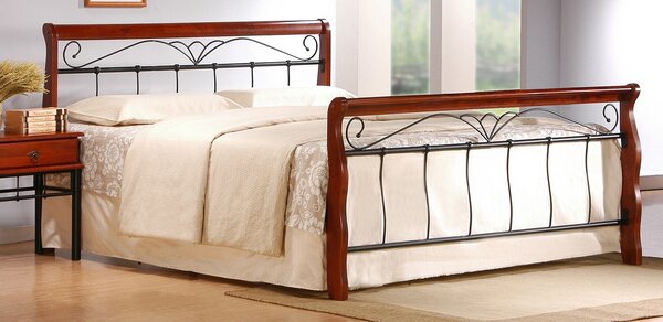 Manželská postel 160 cm Vicki 160 (s roštem). 769402