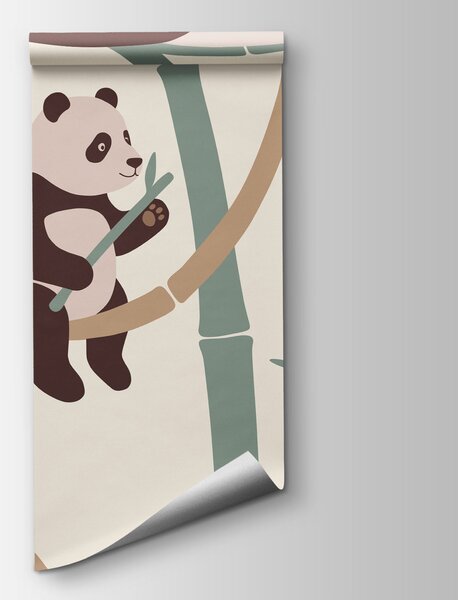 Fototapeta Pandy na stromě, Fototapety se zvířaty, Populární fototapety - Tapeko.co.cz