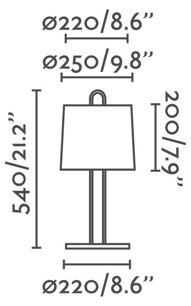 FARO MONTREAL bílá/béžová stolní lampa