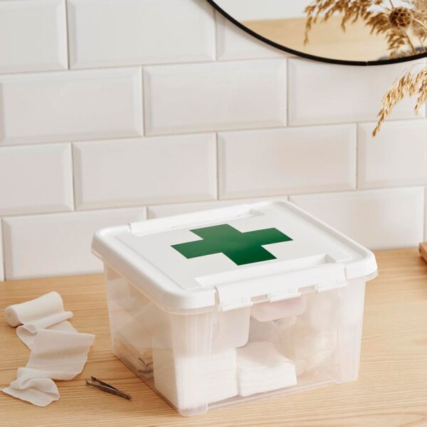 SmartStore Úložný box na léky 7l bílý