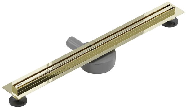 Sprchový žlab Mexen FLAT 360 SLIM - zlatý, 1541060