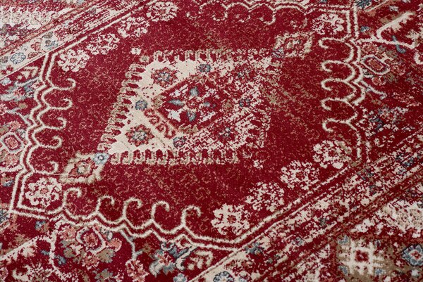 Makro Abra Kusový koberec klasický DUBAI L429A červený Rozměr: 180x260 cm
