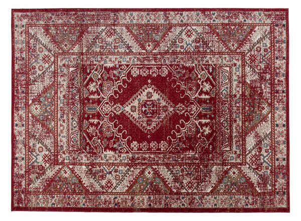 Makro Abra Kusový koberec klasický DUBAI L429A červený Rozměr: 180x260 cm