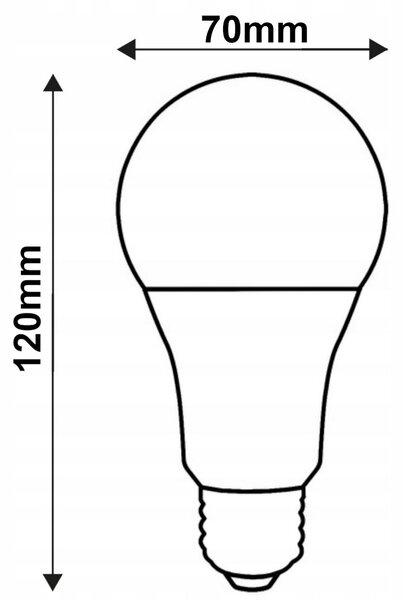 LED žárovka s vláknem E27 - 18W - neutrální bílá BERGE