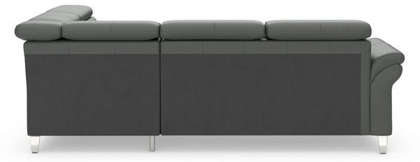 ROHOVÁ SEDAČKA, kůže, antracitová Sit & More - Sedací soupravy, Online Only