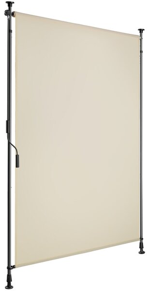 Tectake Markýza Taija s ruční klikou - 100 x 310 cm,béžová
