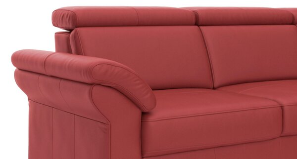 ROHOVÁ SEDAČKA, kůže, červená Sit & More - Sedací soupravy, Online Only