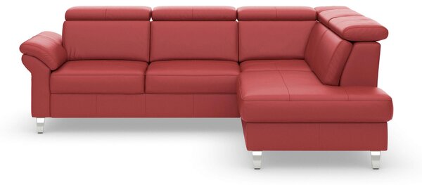 ROHOVÁ SEDAČKA, kůže, červená Sit & More - Sedací soupravy, Online Only