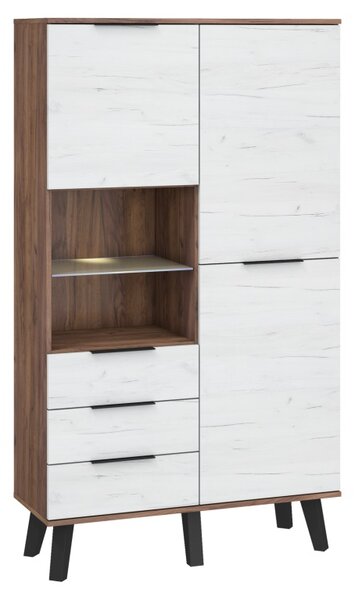 Šatní skříň Shela SVN-13 (craft tobaco + craft bílý). 780677