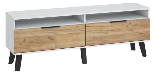 TV stolek/skříňka Shela SVN-11 (craft bílý + craft zlatý). Vlastní profesionální přeprava až k Vám domů 780665