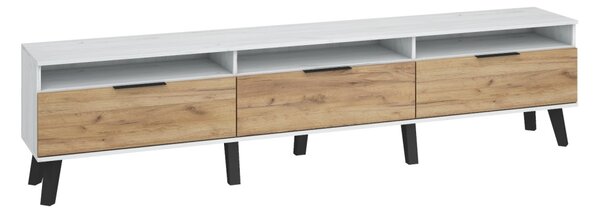 TV stolek/skříňka Shela SVN-12 (craft bílý + craft zlatý). Vlastní profesionální přeprava až k Vám domů 780670