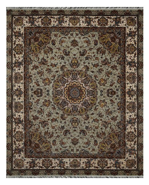 ORIENTÁLNÍ KOBEREC, 70/140 cm krémová, zelená Cazaris - Orientální koberce