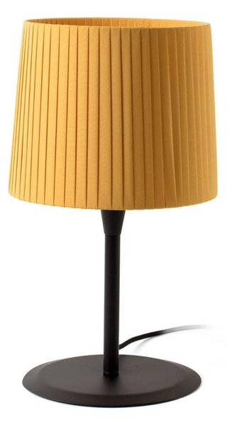 FARO SAMBA černá/skládaná žlutá stolní lampa