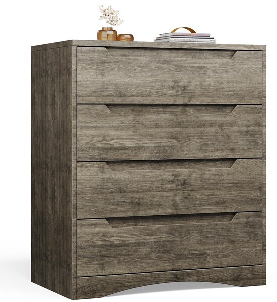 Bealife AP22 Komoda se 4 zásuvkami - 70x40x80 cm, do ložnice a obývacího pokoje, moderní úložná komoda