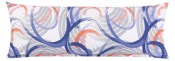 BELLATEX POVLAK na relaxační polštář KREP Modrá, Růžová, Šedá 45x120 cm