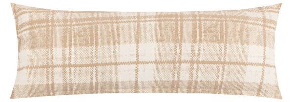 BELLATEX POVLAK na relaxační polštář KREP Béžová, Bílá 45x120 cm