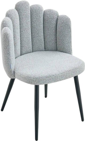 Židle HOMLA LUXE šedá 49x55x85 cm
