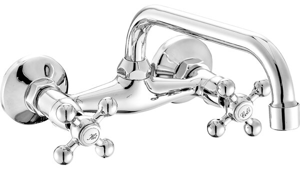 Kuchinox Stilo umyvadlová baterie na stěnu chrom BKI050D