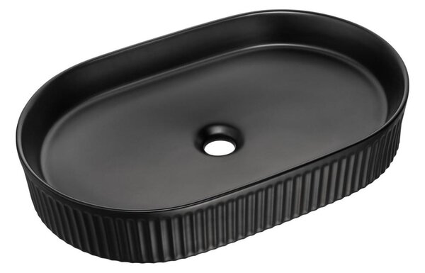 COMAD BEYOND 3 BLACK ( E-6531 ) - Umyvadlo na desku BEYOND 56x36 cm matná černá