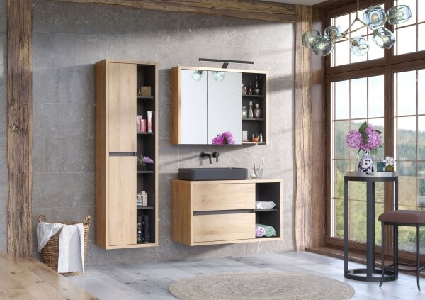 COMAD UM-6276 SLIM 40 GREY DP - Umyvadlo na desku SLIM 37x37 cm matná šedá