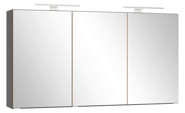 ZRCADLOVÁ SKŘÍŇKA, bílá, šedá, 120/64/20 cm Held - Online Only koupelnové skříňky, Online Only