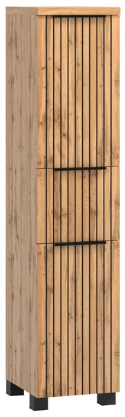 MIDI SKŘÍŇKA, černá, dub wotan, 30/130/35 cm Held - Online Only koupelnové skříňky, Online Only