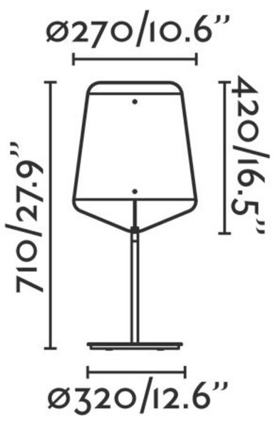 FARO STOOD černá a dřevěná stolní lampa