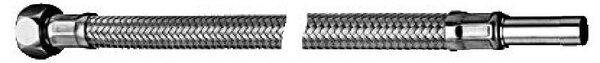 Hadice SCHELL Clean-Fix S, flexibilní 3/8 OD, st. 10, D:300, chrom