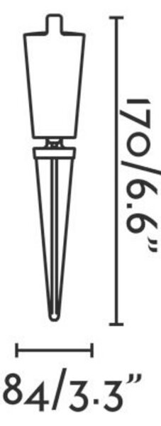 FARO TONI bodové svítidlo černé se zápichem