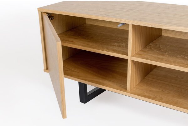 TV stolek v dubovém dekoru Woodman Camden Herringbone