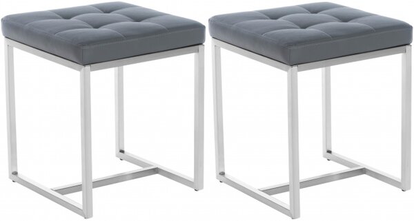 2 ks / set Taburet Barci, šedá