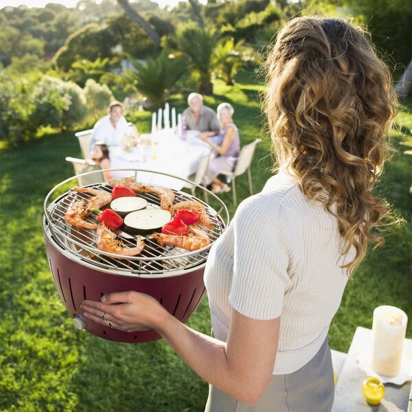 Gril na dřevěné uhlí/přenosný ø 35 cm Classic – LotusGrill