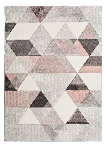 Šedo-růžový koberec Universal Pinky Dugaro, 80 x 150 cm