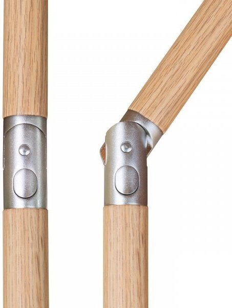 Doppler ALU WOOD 300 x 200 cm – slunečník s automatickým naklápěním s ULTRA UV ochranou přírodní (slonovinová kost - kód barvy 820)