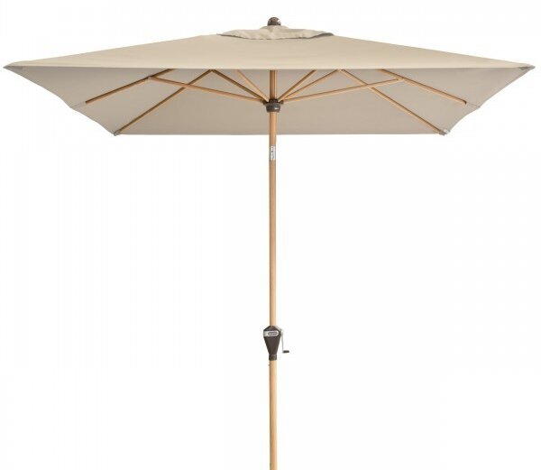 Doppler ALU WOOD 300 x 200 cm – slunečník s automatickým naklápěním s ULTRA UV ochranou přírodní (slonovinová kost - kód barvy 820)