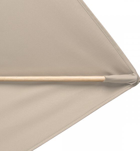 Doppler ALU WOOD 300 x 200 cm – slunečník s automatickým naklápěním s ULTRA UV ochranou přírodní (slonovinová kost - kód barvy 820)