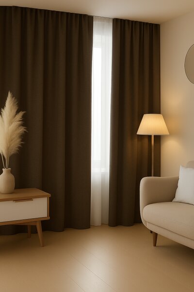 Ervi Blackout 100% zatemňovací závěs NV 12 - šedý