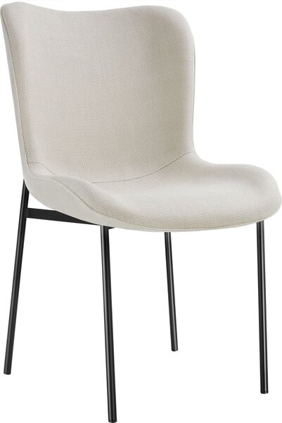 Tectake® Tessa čalouněná židle ergonomického tvaru s vysokým opěradlem 54 x 62 x 90 cm