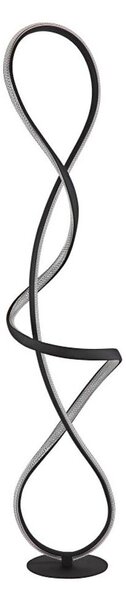 Globo 67341SS - LED Stojací lampa SWIRL LED/36W/230V černá