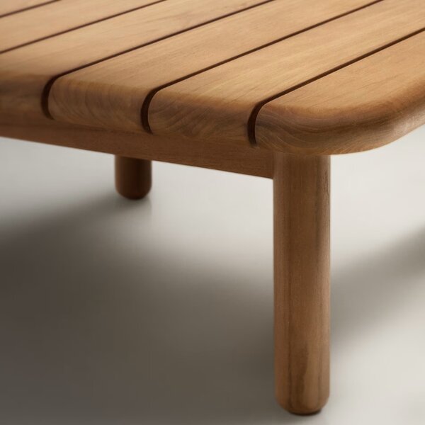 Teakový zahradní stolek Kave Home Turqueta 70 x 70 cm