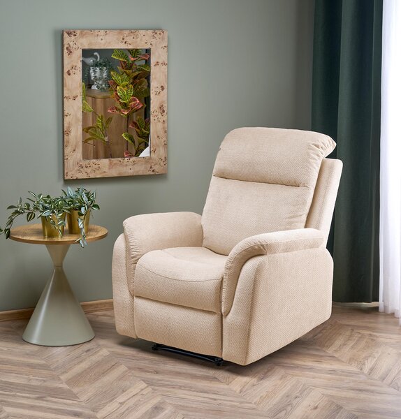Relaxační křeslo Gallon (béžová)