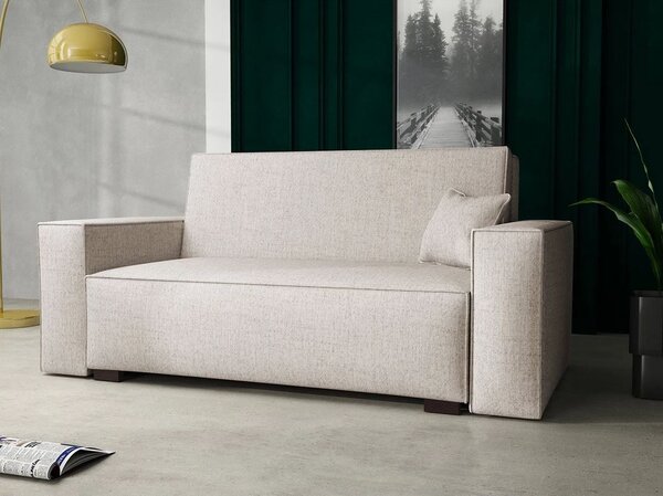 Dvoumístná pohovka na každodenní spaní NICKO - studená béžová