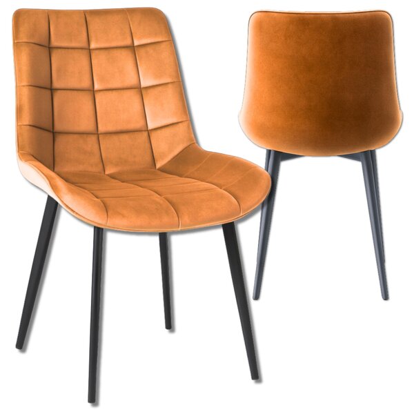 Omna | Jídelní židle Veluform Lux - Kostra - Čalouněná - Elegantní design - Kovové nohy
