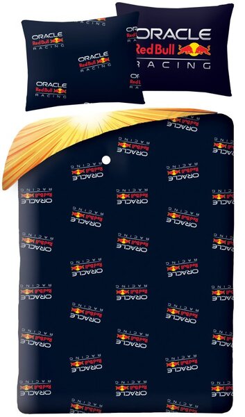 Ložní povlečení Formule 1 Oracle Red Bull Racing - 100% bavlna - 70 x 90 cm + 140 x 200 cm