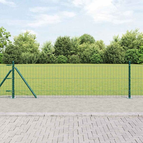 Evropský plot s betonovou základnou 10 x 0,4 m Zelená Síťovina 3350809