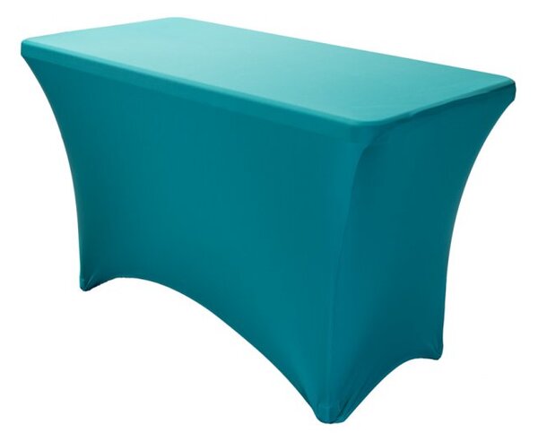 TENTino Elastický potah EXTREME na skládací stůl 120-122x60 cm VÍCE BAREV Barva ubrusu: TYRKYSOVÁ / TURQUOISE