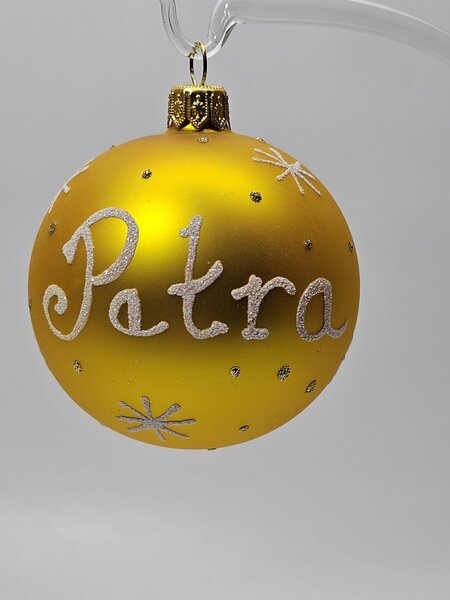 Koule s jménem na přání - Zlatá