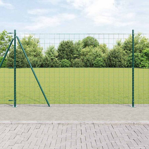 Evropský plot s betonovou základnou 10 x 1,4 m Zelená Síťovina 3350838