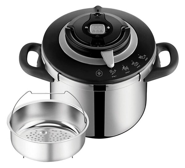 Tefal - Tlakový hrnec 8 l CLIPSO+ CHEF nerez